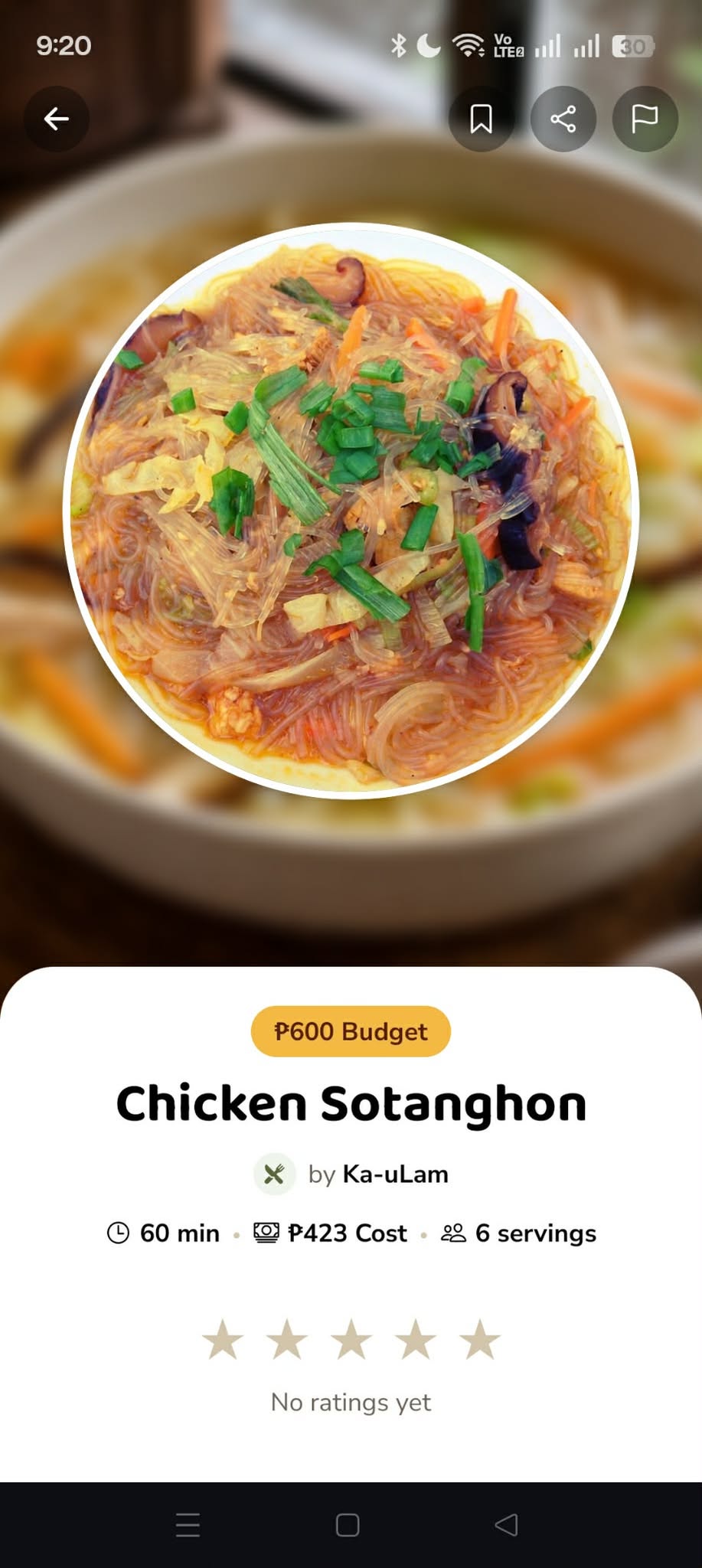 Pancit Palabok recipe on a ₱200 budget