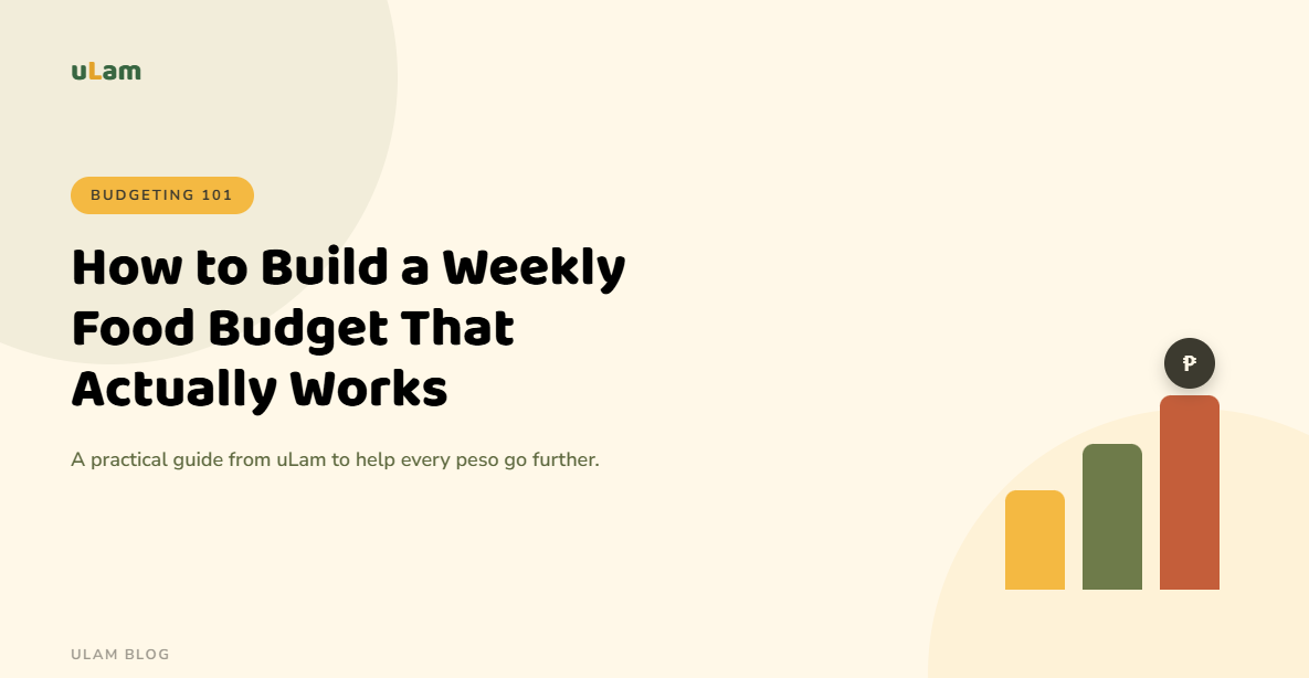 How to Build a Weekly Food Budget That Actually Works